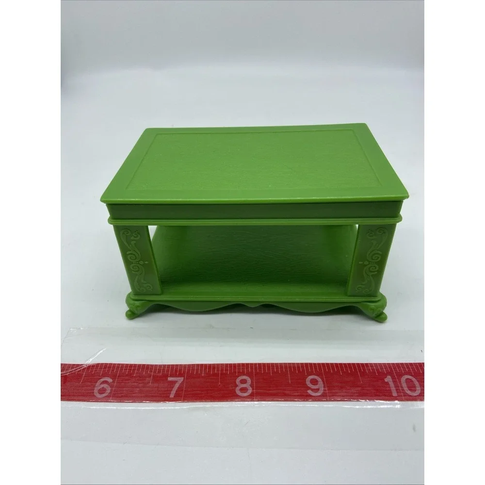 My Scene Chelsea Style Green Coffee Table For Barbie House